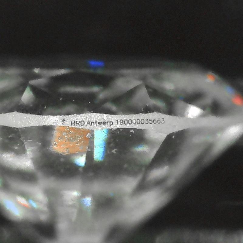 Image 6 of 0.18 ct. Brilliant cut diamond E/SI1 + HRD Certificate - Natural diamond