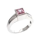 Image 1 of White gold ladies ring with kunzite
