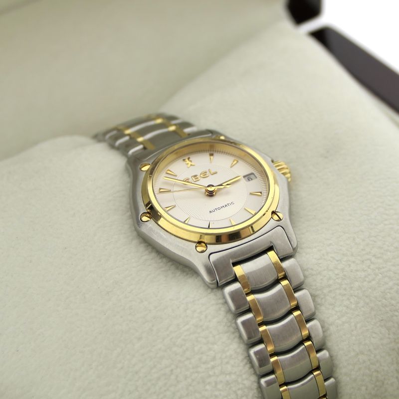 Image 17 of Ebel 1911 Automatic; 18k 1200L21. Gold/steel women's watch