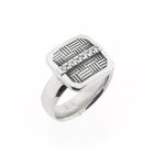 Image 1 of White Gold Ring with Diamonds; 0.07 ct.
