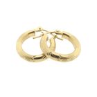 Image 10 of Gold earrings with engravings | Ø 16.2 mm