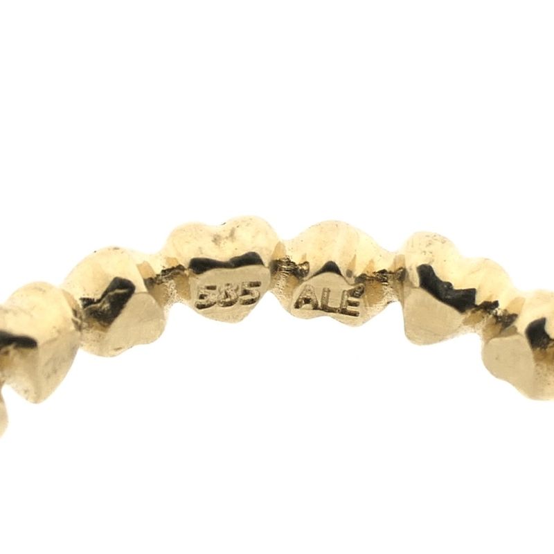 Image 5 of Pandora gold ring; Hearts