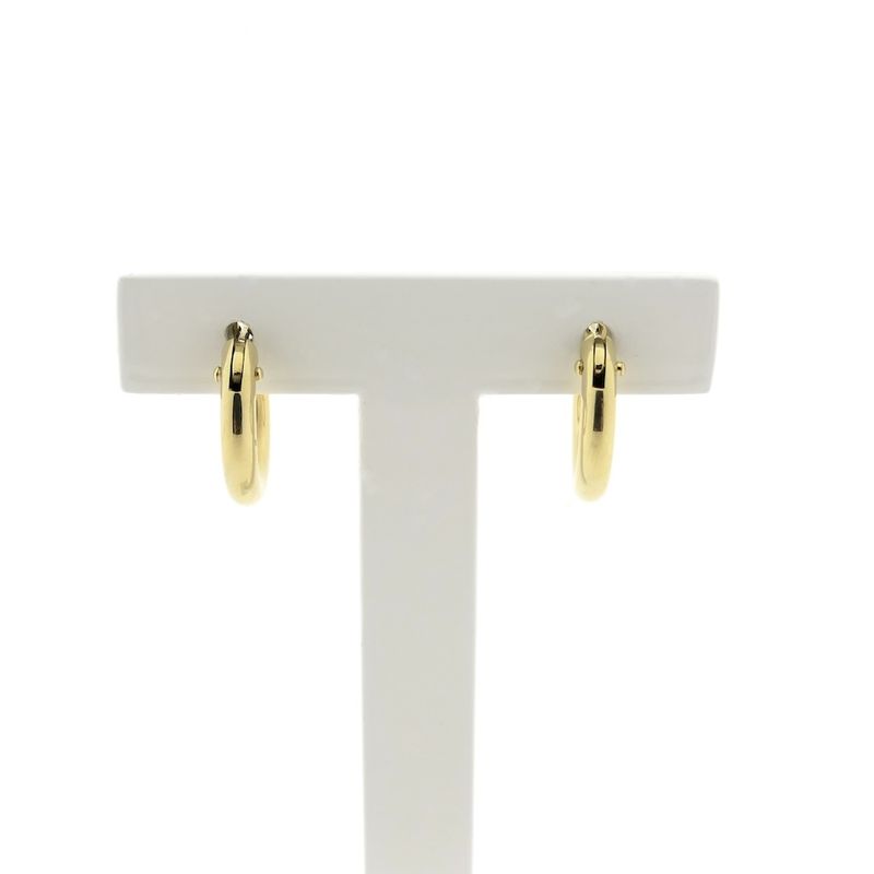 Image 1 of Gold earrings Ø 15.9 mm