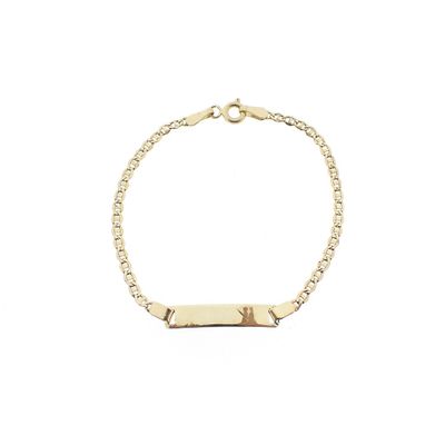 Image 1 of Gold children's bracelet with picture | 14.5 cm