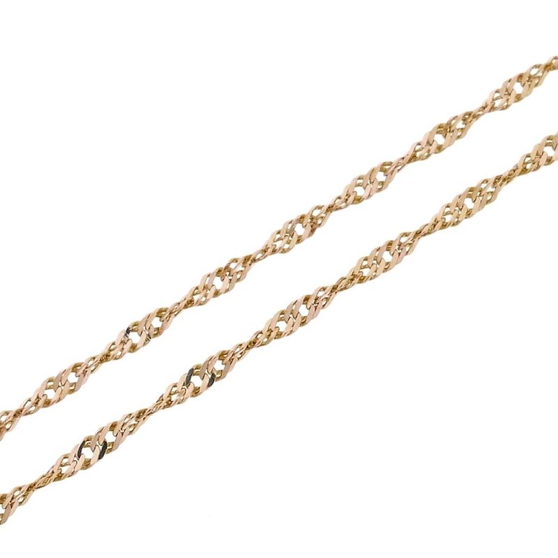 Image 7 of Rose gold twisted link chain