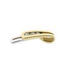 Image 7 of Zinzi Bicolor Gold Pendant with Diamonds
