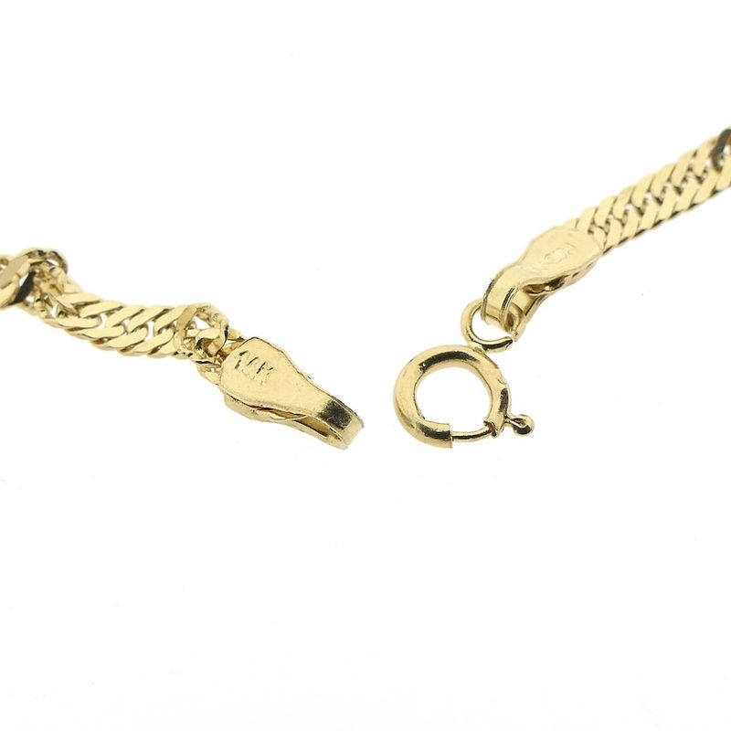 Image 7 of Gold twisted link chain | 40 cm