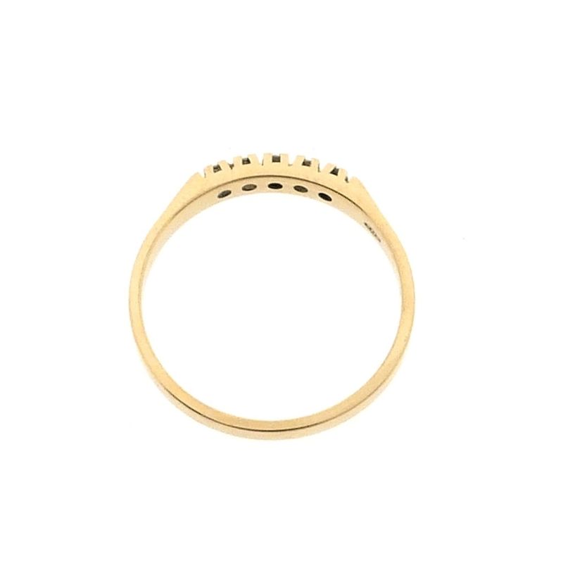 Image 6 of Gold ring with diamond | 0.175 ct.