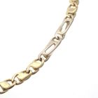 Image 5 of Two-tone gold bracelet with fantasy links | 20 cm
