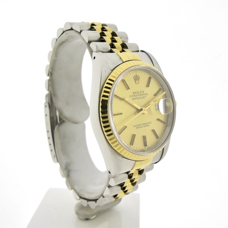 Image 3 of Rolex Datejust 36mm 16233; Automatic gold/steel watch