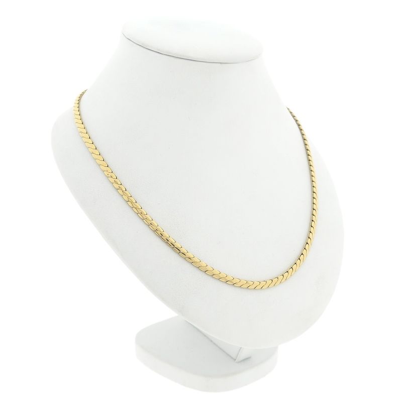 Image 3 of Gold S-link chain; 45 cm