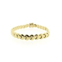 Gold fantasy link bracelet