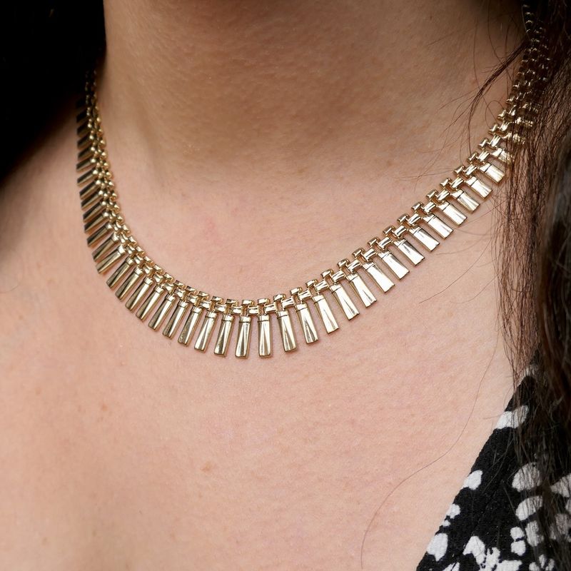 Image 10 of Gold Cleopatra necklace | 43 cm