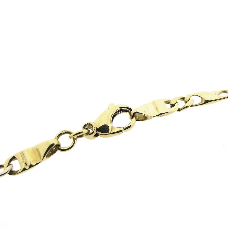 Image 5 of Two-tone gold infinity link chain