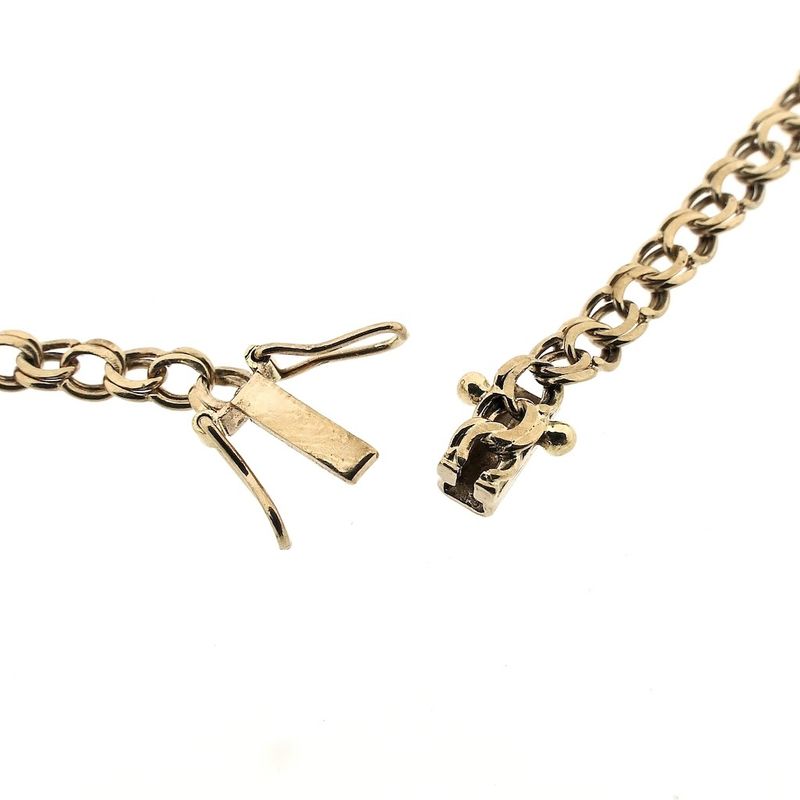 Image 5 of 8 carat rose-colored Prince of Wales link necklace