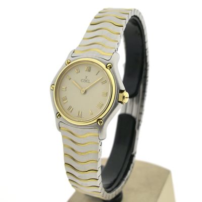 Image 2 of Ebel Classic Wave 166901; 18k gold/steel women's watch