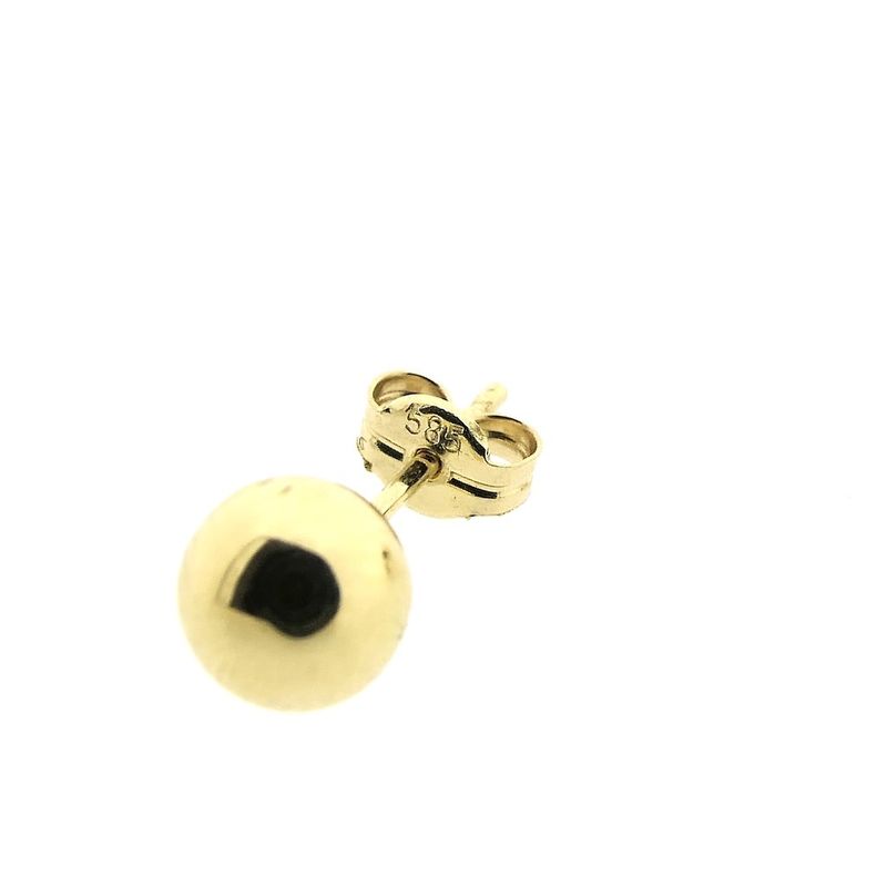 Image 6 of Gold stud earrings | Ball