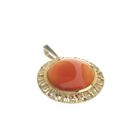 Image 3 of Gold pendant with large carnelian | Vintage