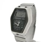 Image 2 of Heuer Manhattan Chronosplit GMT 104.403; Vintage heren horloge