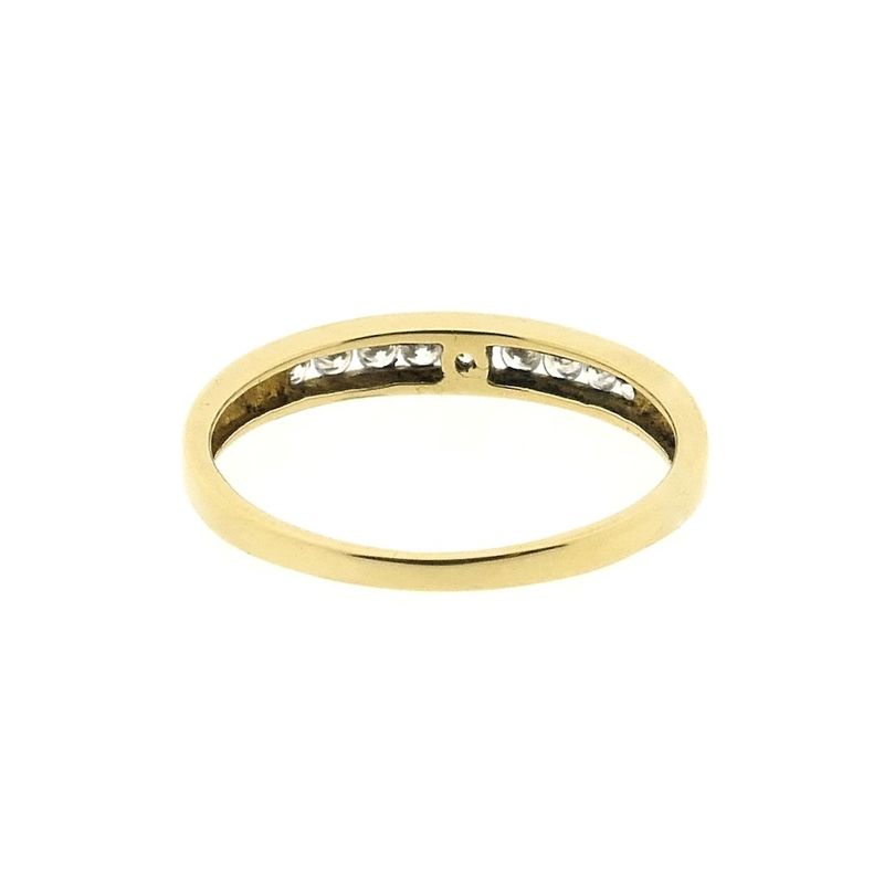 Image 5 of Gold ring/sliding ring with zirconia