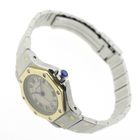 Image 10 of Cartier Santos Octagon; Gold/steel women's watch