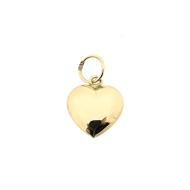 Image 1 of Gold pendant of a heart