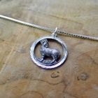 Image 3 of Silver zodiac sign pendant; Aries