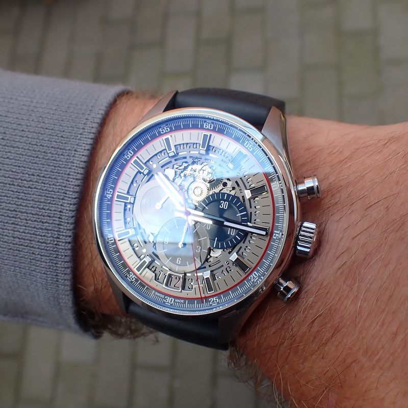 Image 12 of Zenith El Primero Skeleton; Chronograaf heren horloge