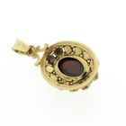 Image 6 of Vintage gold entourage pendant with garnet