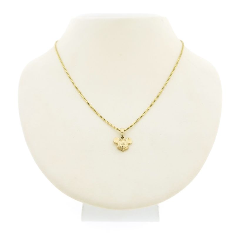 Image 3 of Gold Disney pendant; Mickey Mouse