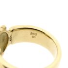 Image 8 of Men's Gold Pinky Ring with Green Moissanite