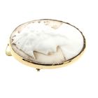 Image 3 of Gold brooch/pendant with cameo