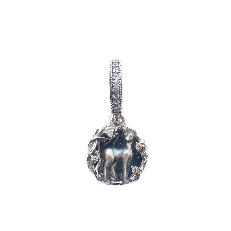 Image 3 of Pandora x Harry Potter charm pendant; Silver; Snape Doe Patronus