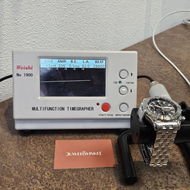 Image 20 of Breitling Chronomat Evolution A13356; Chronograph men's watch in full set