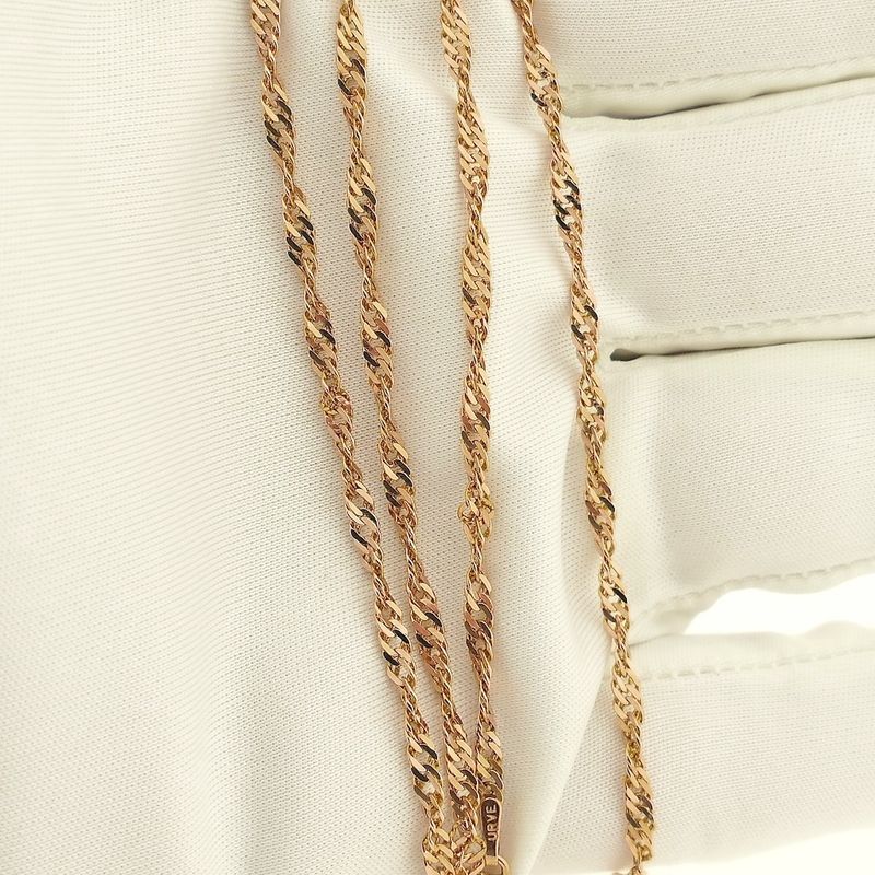 Image 9 of Rose gold twisted link chain