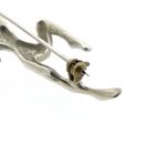 Image 7 of Silver brooch of a climber