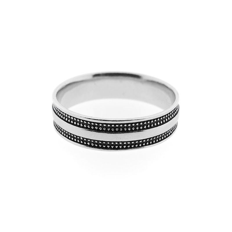 Image 3 of Silver patinated men's ring