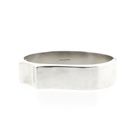 Image 1 of Silver Artistic Slave Bracelet; Size M/L
