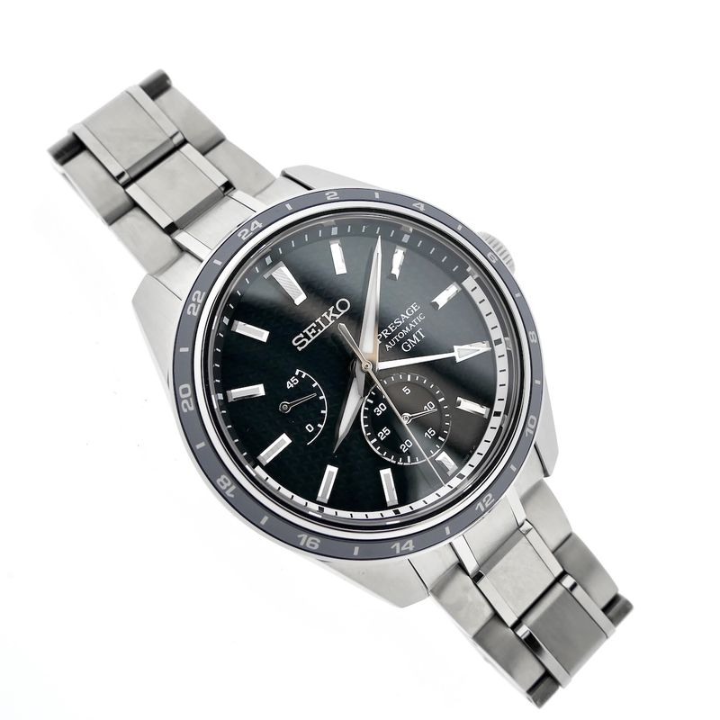 Image 24 of Seiko Presage Sharp Edged Ao-Fuji GMT Limited Edition SPB303J1; Automatic men's watch