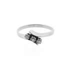 Image 3 of White gold ring with diamond | 0.03 ct.