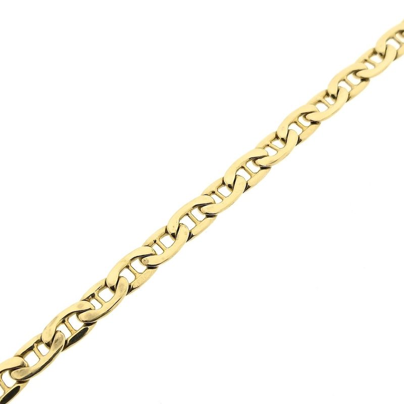 Image 9 of Gold navy link bracelet