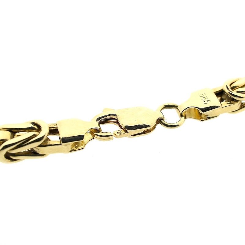 Image 4 of Gold square king chain