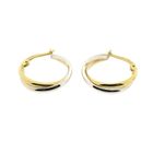 Image 11 of Two-tone gold earrings | Ø 16.9 mm