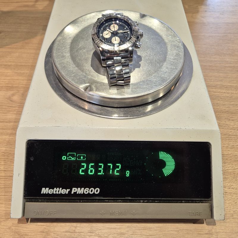 Image 23 of Breitling Super Avenger 'Blue' A13370; Chronograph men's watch