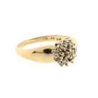 Image 5 of Gold ring pavé set with diamonds | 0.095 ct.