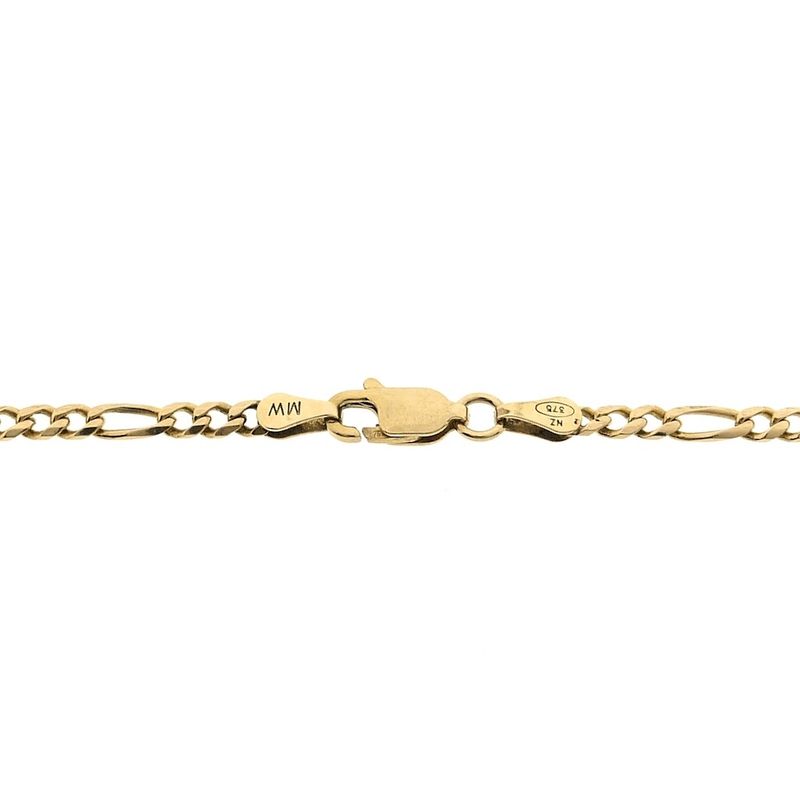 Image 4 of 9 carat Figaro link chain | 51 cm