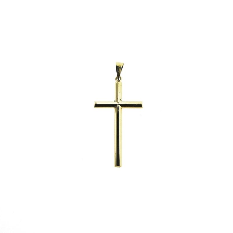 Image 1 of Gold pendant with a subtle cross