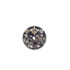 Image 1 of Pandora charm; Silver with gold; Merry Christmas