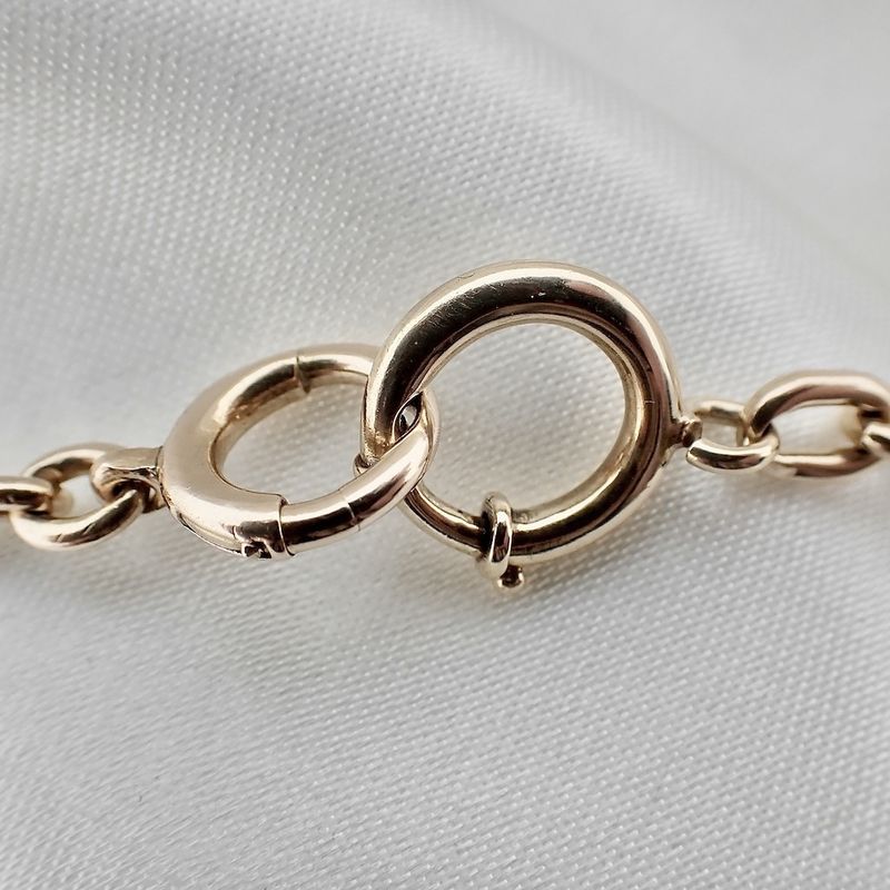 Image 6 of Rose gold anchor link chain | 41 cm