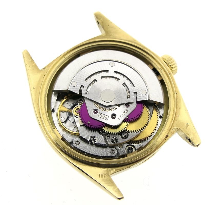 Image 16 of Rolex Datejust 1600; Vintage 18k Gold Men's Watch